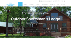 Desktop Screenshot of outdoorsportsmanslodge.com
